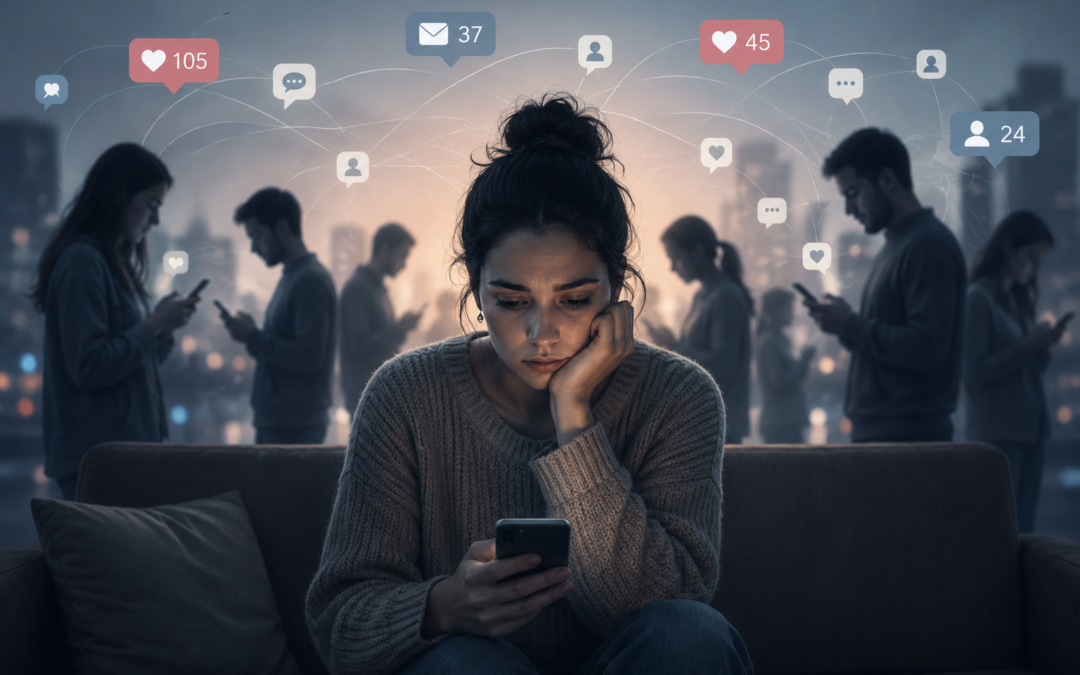 Vivimos hiperconectados, pero cada vez más solos: el impacto emocional de las relaciones modernas