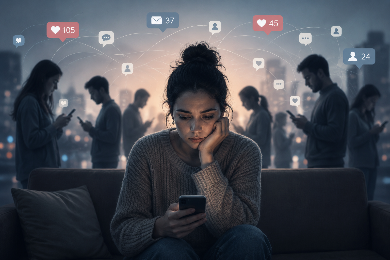 Vivimos hiperconectados, pero cada vez más solos: el impacto emocional de las relaciones modernas