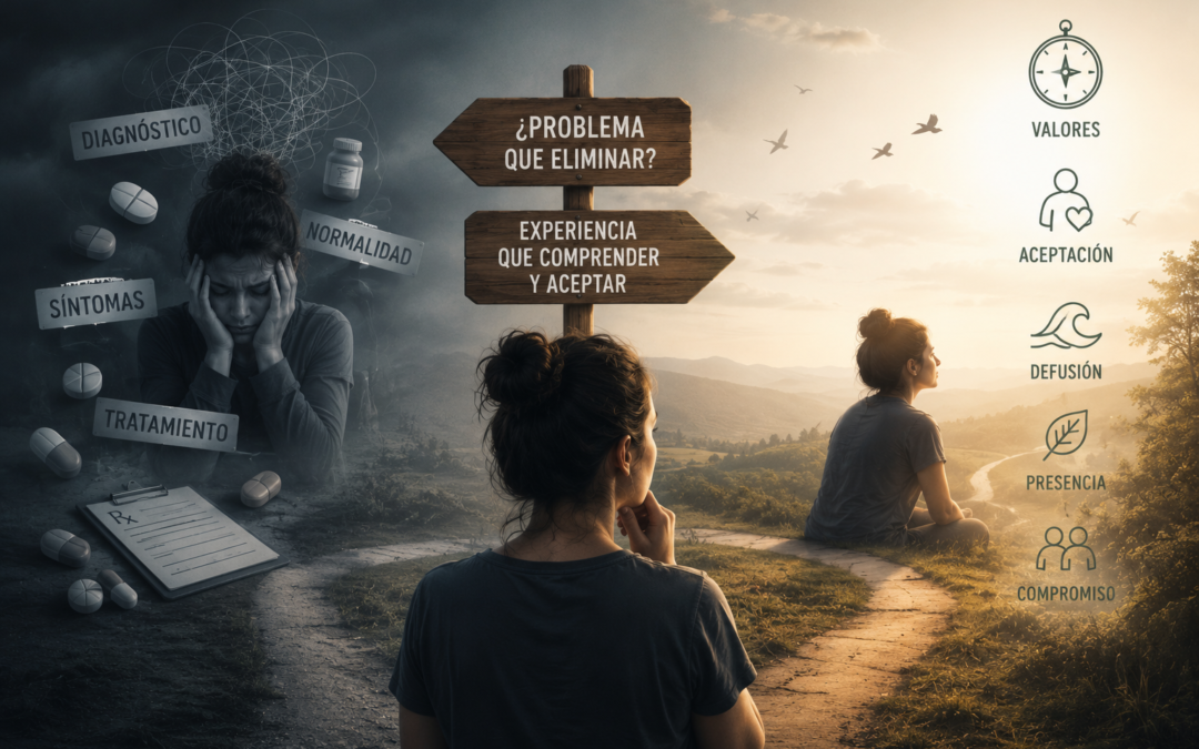 ¿Estamos patologizando el sufrimiento? Una mirada desde la Terapia de Aceptación y Compromiso (ACT)
